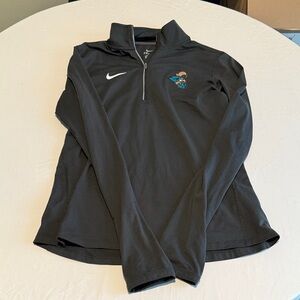Women’s Coastal Carolina Nike Dri-Fit Dark Gray Quarter-Zip Pullover
